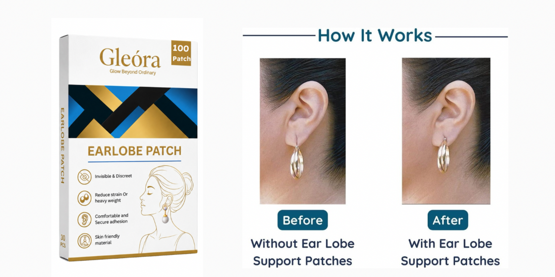 Earlobe Patch: The Secret to Wearing Heavy Earrings Comfortably