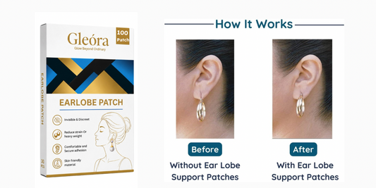 Earlobe Patch: The Secret to Wearing Heavy Earrings Comfortably