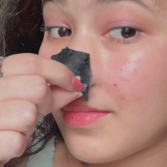 Gleora Deep-Cleansing Nose Strips – Blackhead Removal & Pore Purifying Strips (Pack of 6)